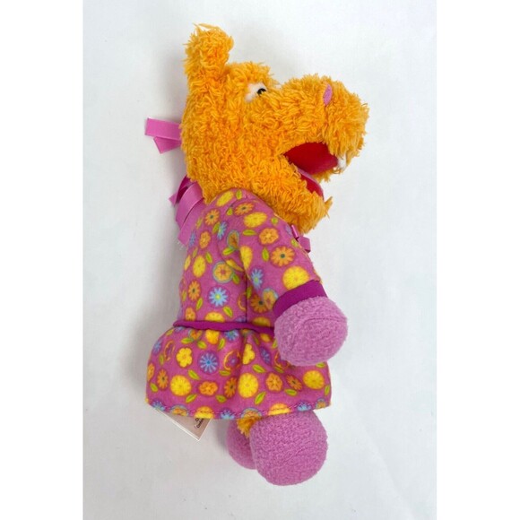 Toy Jim Henson Pajanimals Sweetpea Sue Plush Toy 8” Pink Dress Orange Fur - Picture 5 of 5